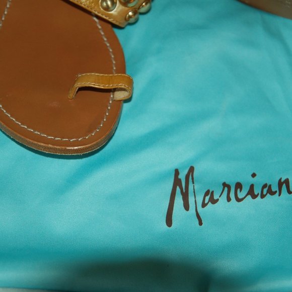 Marciano Callista Leather Wedge Sandals - Picture 3 of 4